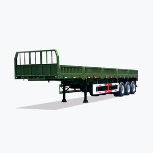 Semirremolque de camión con plataforma lateral abatible