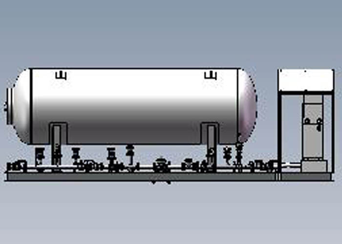 Plataforma de llenado de GLP de 10000L, Cisterna de almacenamiento de GLP