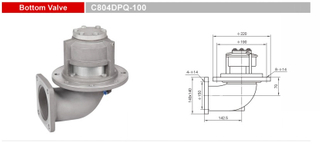 Válvulas de fondo-Válvulas de emergencia-GET C804DPQ-100