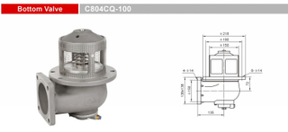 Válvulas de fondo-Válvulas de emergencia-GET C804CQ-100